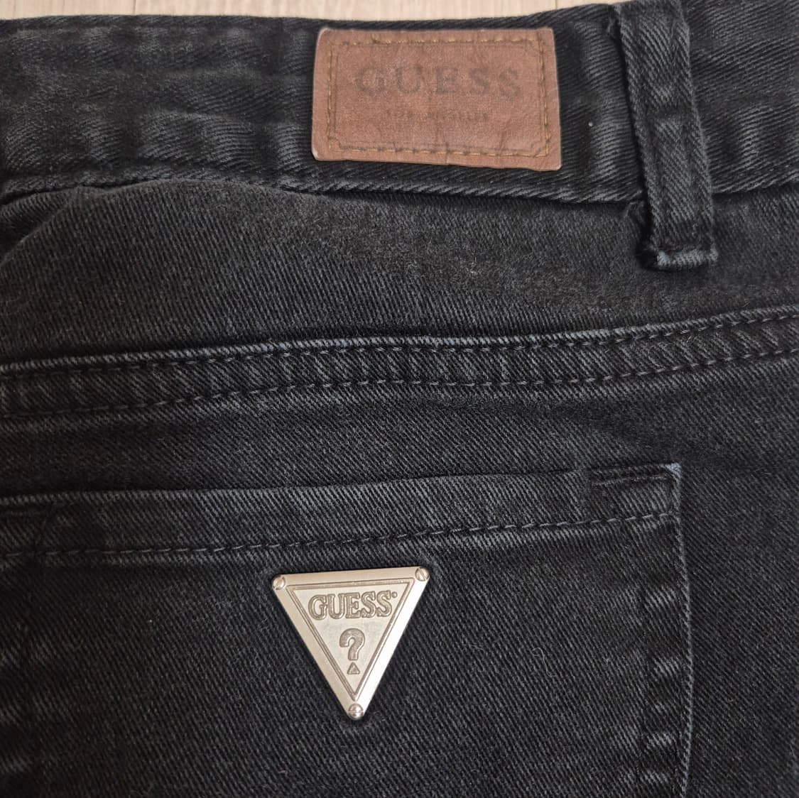 게스 흑청 데님팬츠 상품이미지3