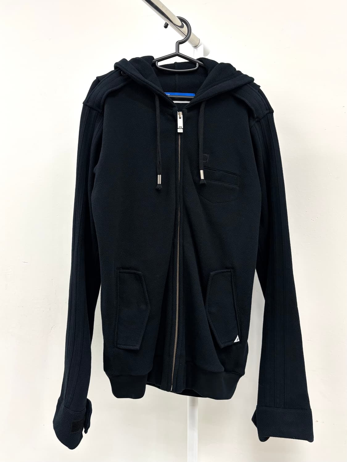빈티지 아디다스 블랙 후드집업 상품이미지6