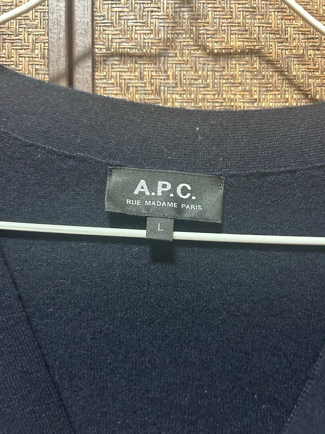 APC 네이비 가디건 L 상품이미지2