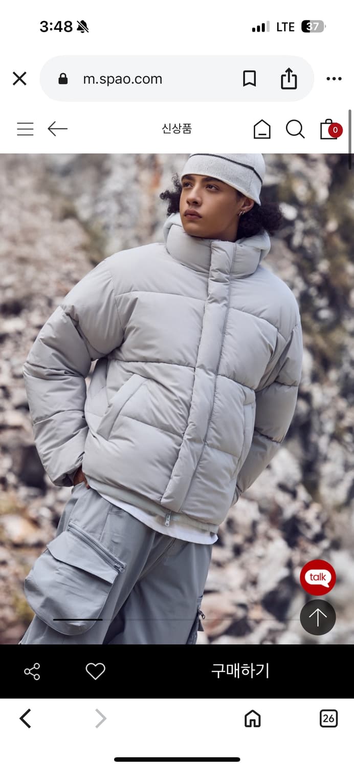 스파오 패딩 상품이미지1