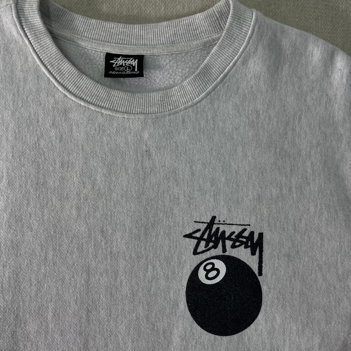 105 스투시 8볼 애쉬페더 맨투맨 상품이미지3