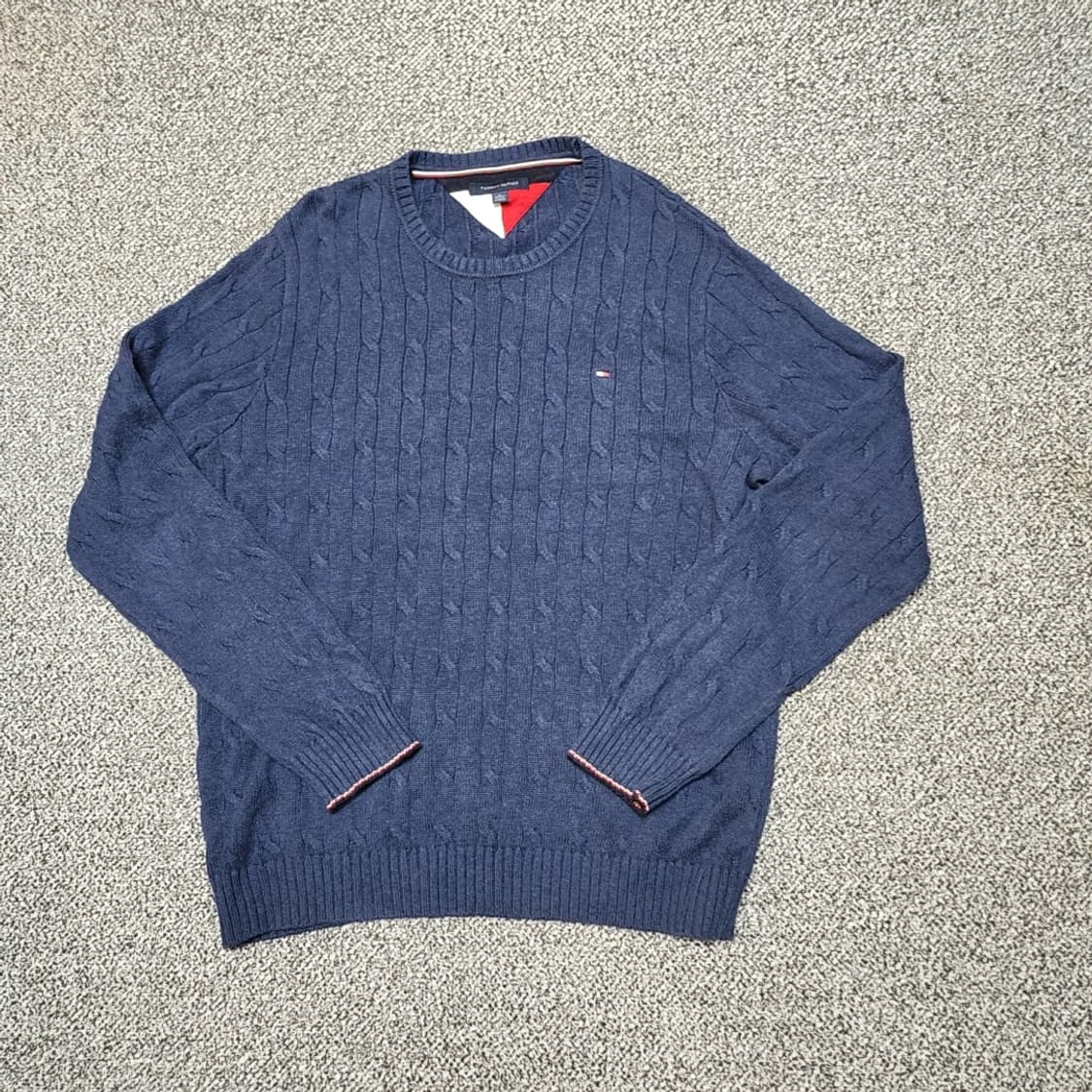 [XL] 타미힐피거 꽈배기 니트 스웨터 (2862) 상품이미지1