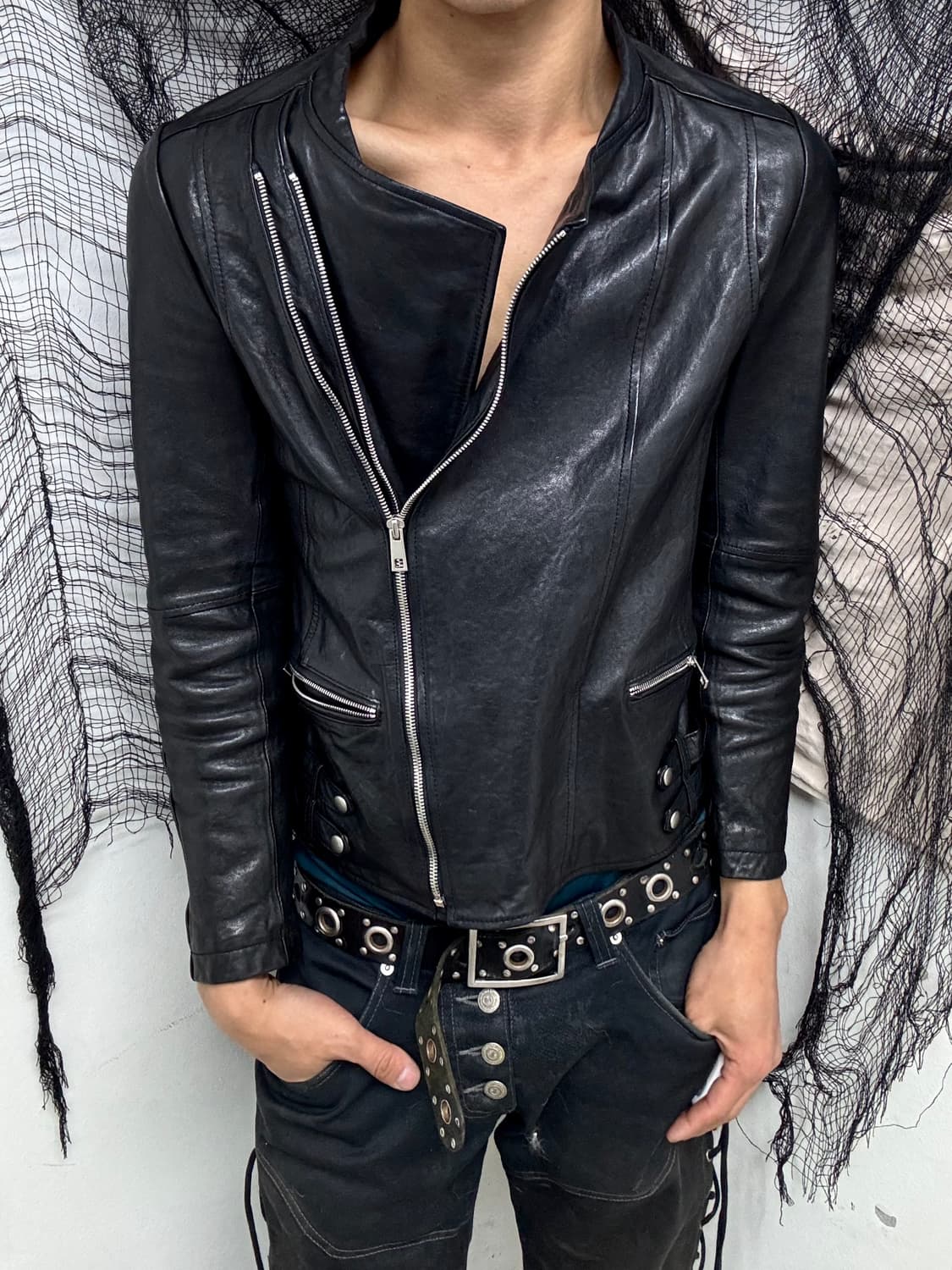 [SheepSkin] Two-Side Zippder Black Layer 상품이미지3