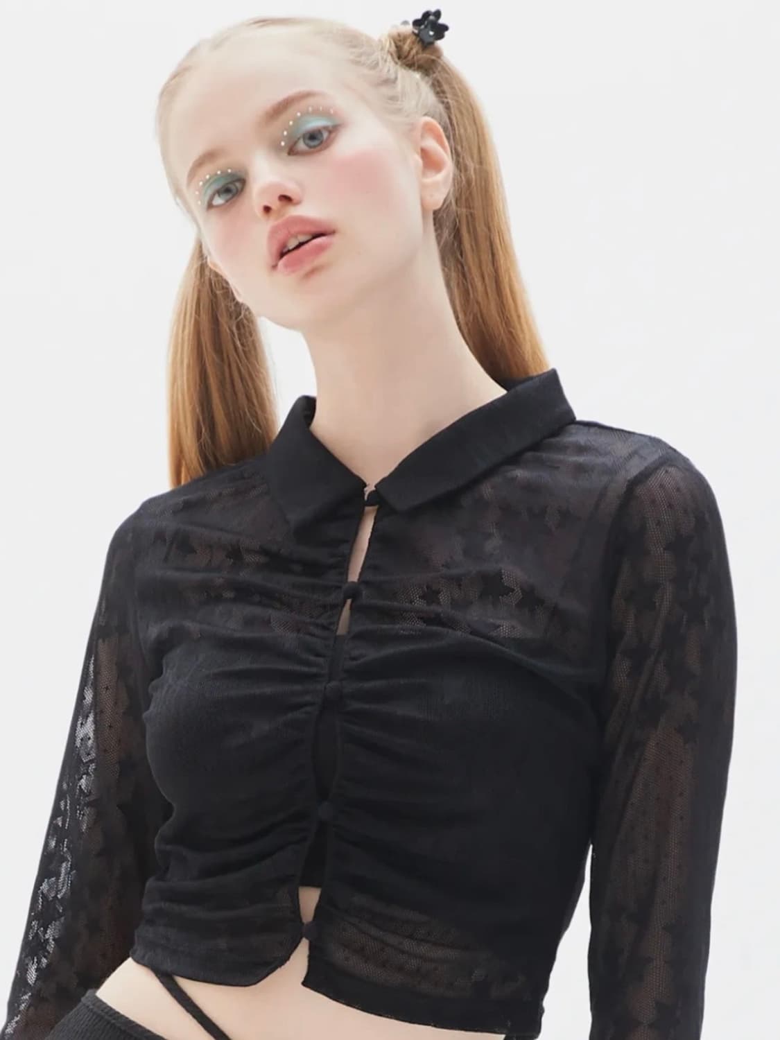 러브이즈트루 매쉬 셔츠 상품이미지2