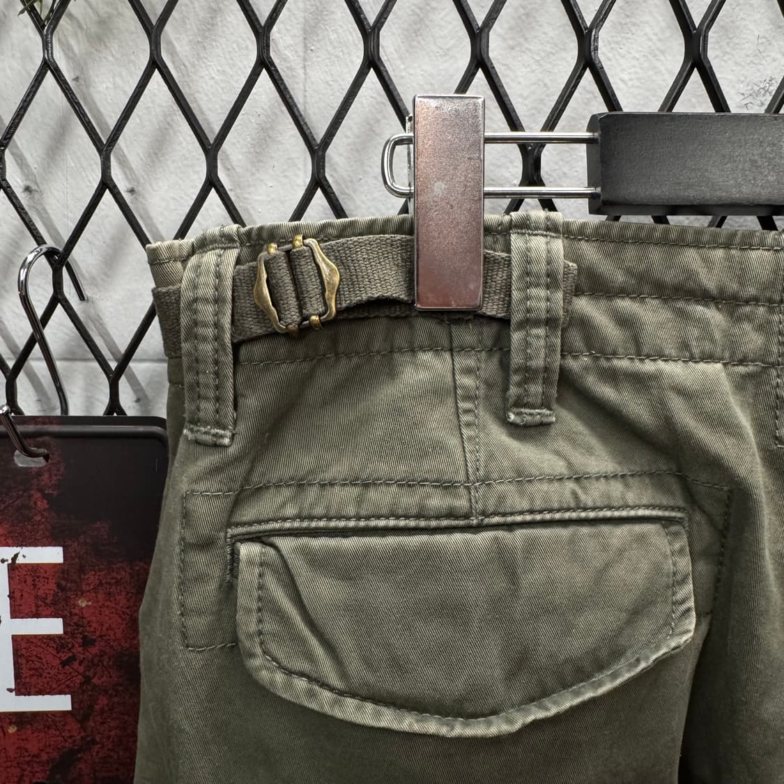 GAP 갭 밀리터리 카고 팬츠 사이드 포켓 포인트 카키 상품이미지6