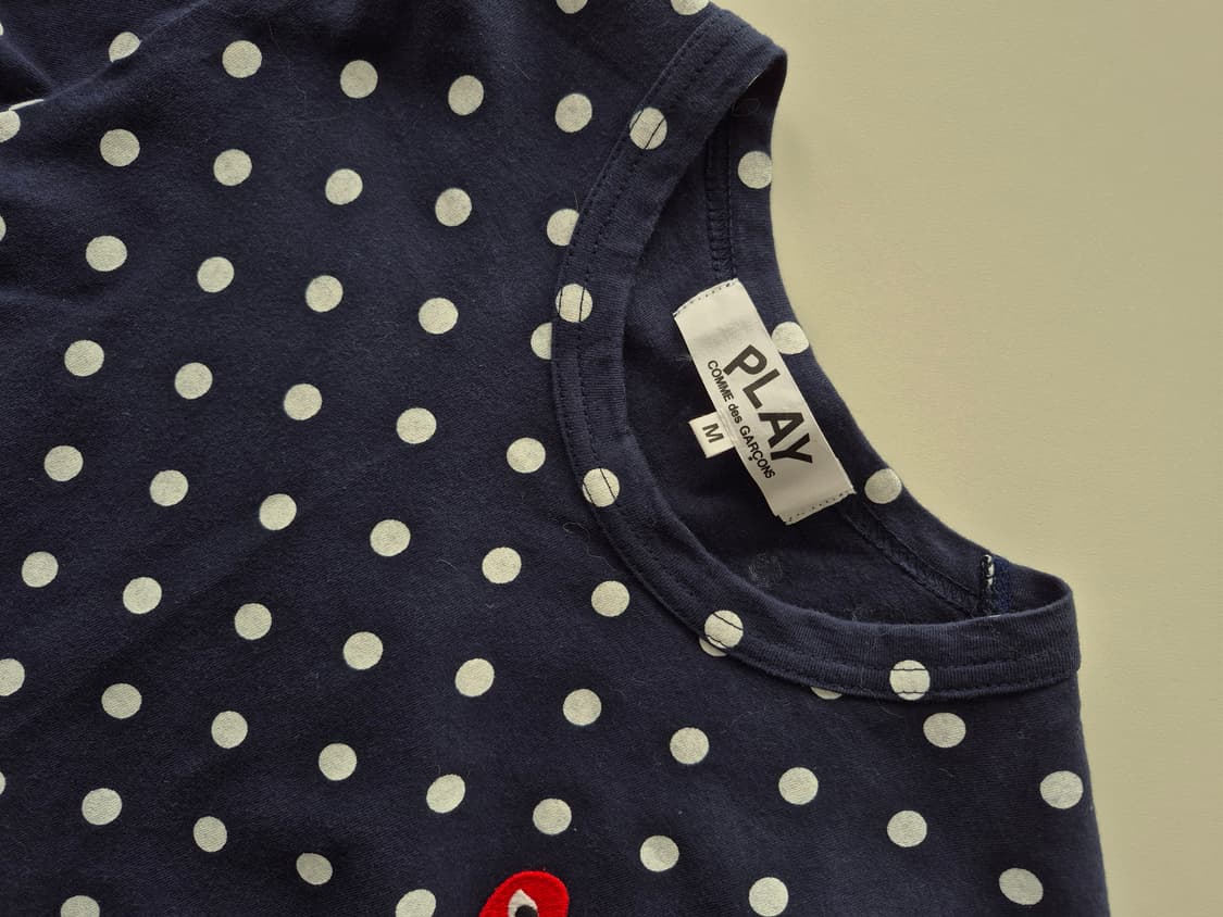 백화점판정품)꼼데가르송 도트 긴팔티셔츠 상품이미지6