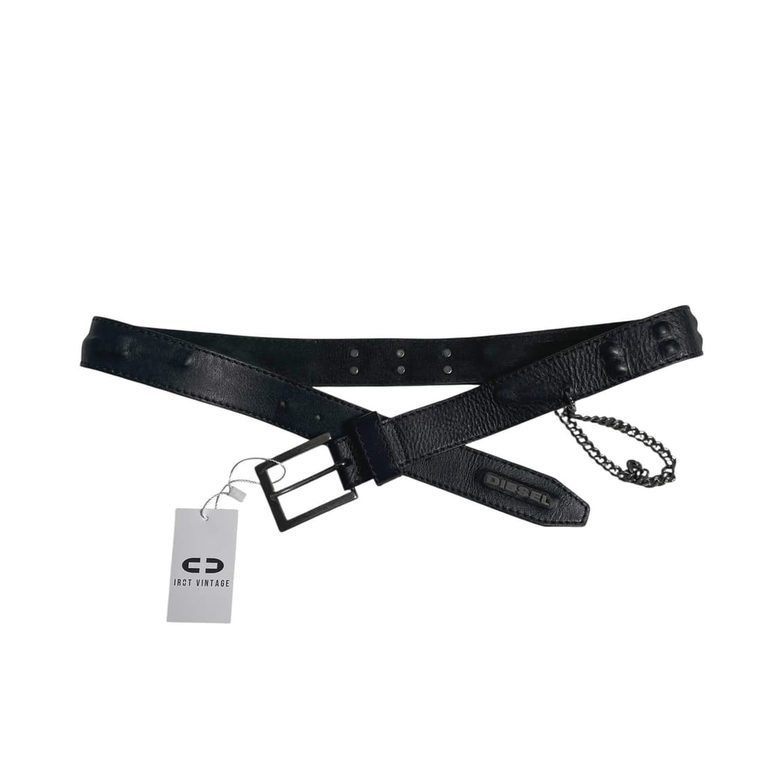디젤 블랙 골드 체인 벨트 상품이미지1