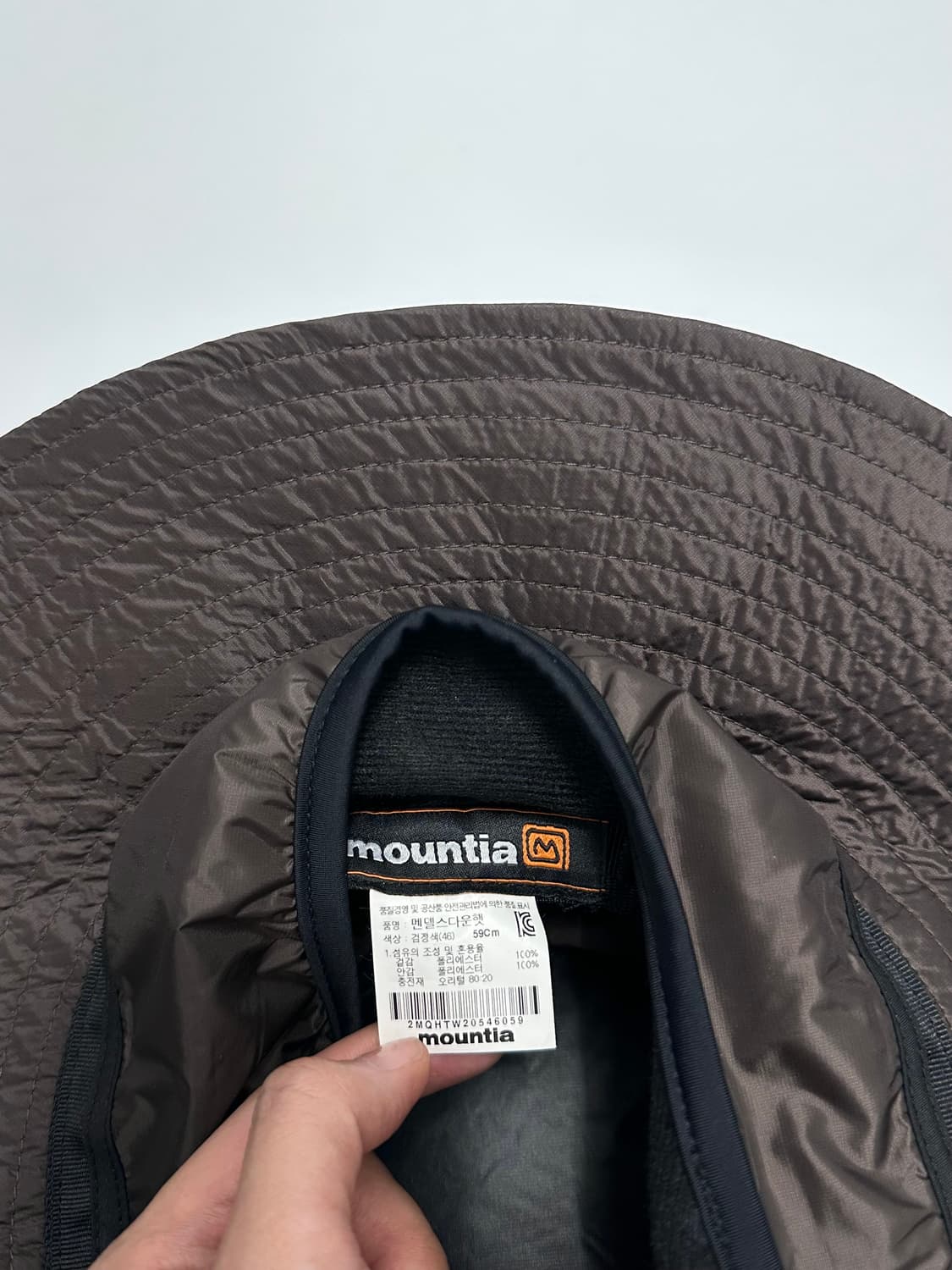 마운티아 다운 버킷햇 오리털 등산모자 고프코어 상품이미지8