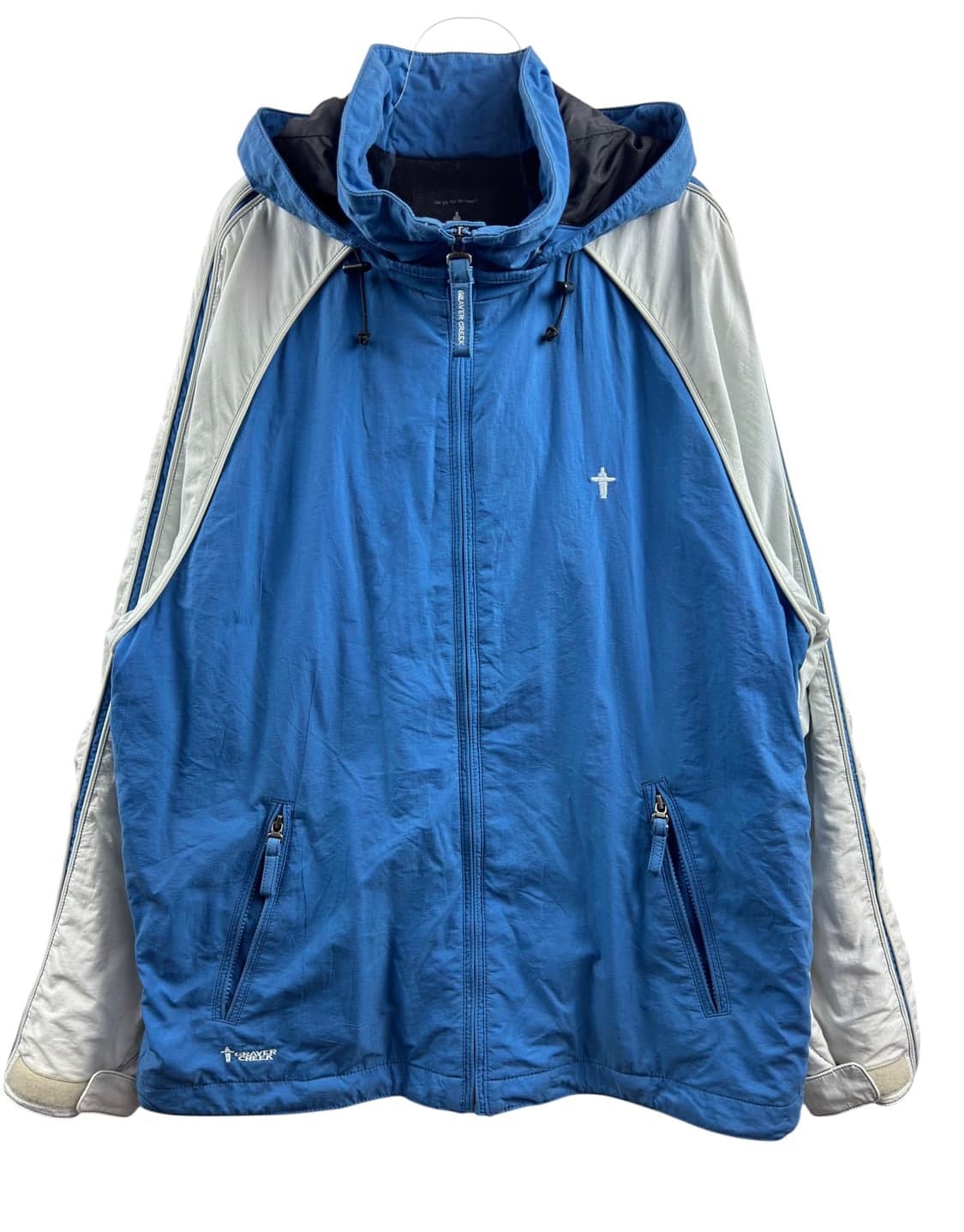 아노깔 서브컬쳐 패딩 점퍼 자켓 일본 빈티지 파랑 블루 JPN 져지 상품이미지1