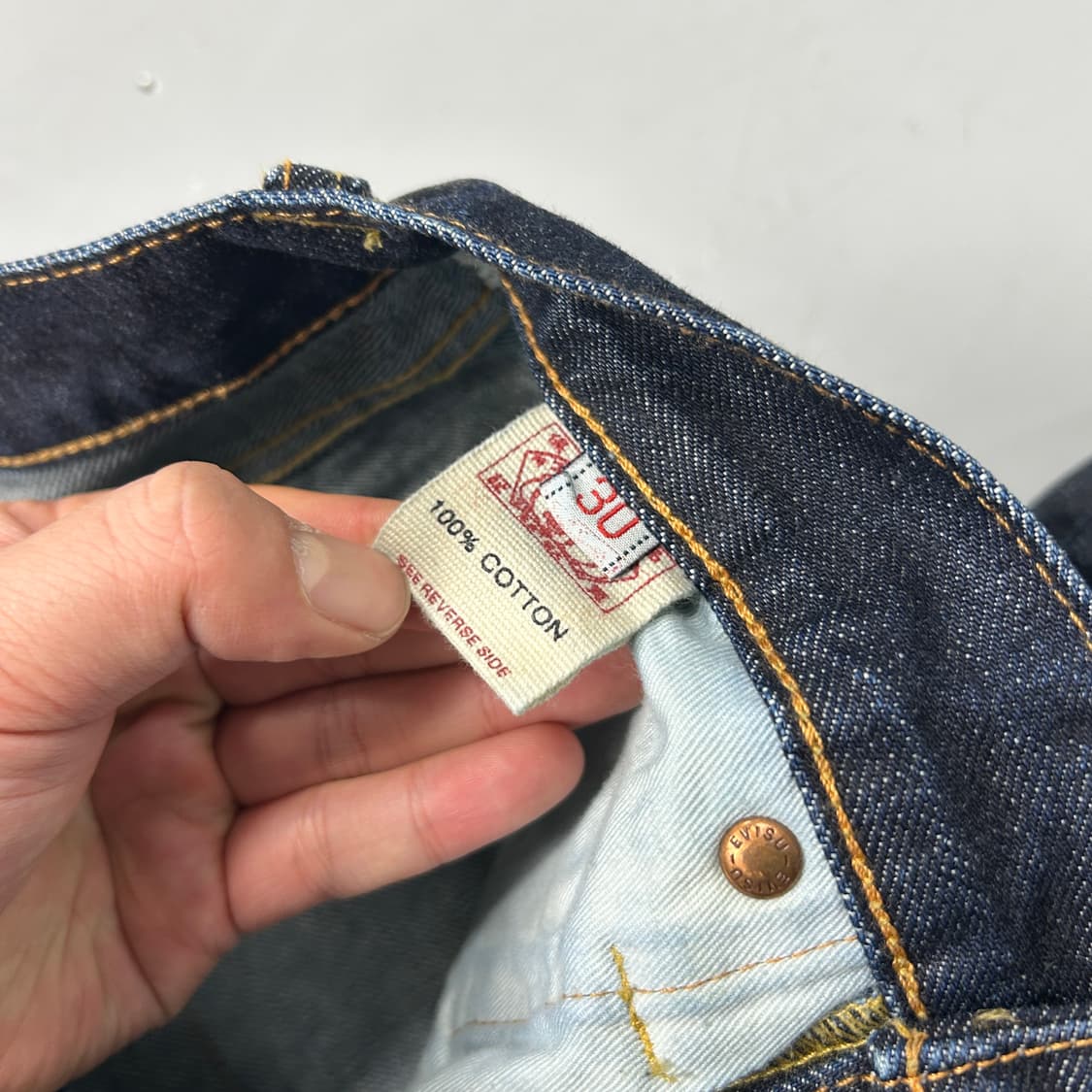 에비수 빅 다이콕 셀비지 데님  상품이미지9