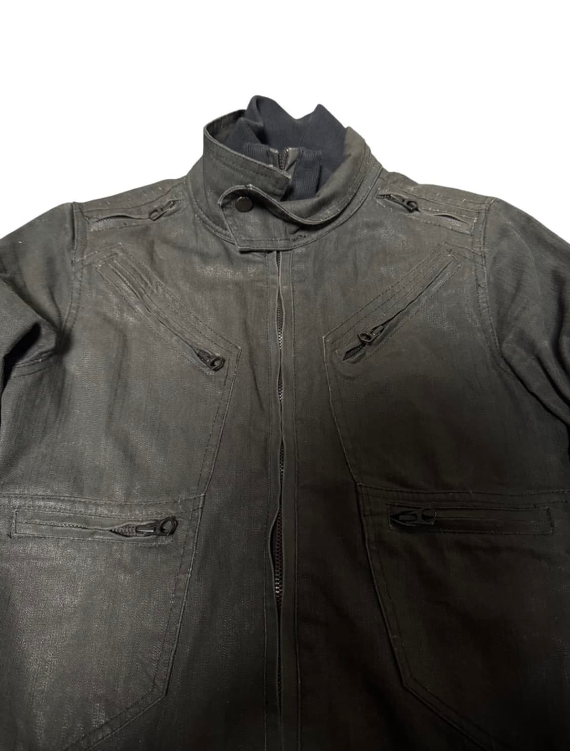 Fuga 00s rare coating rider jacket 상품이미지2