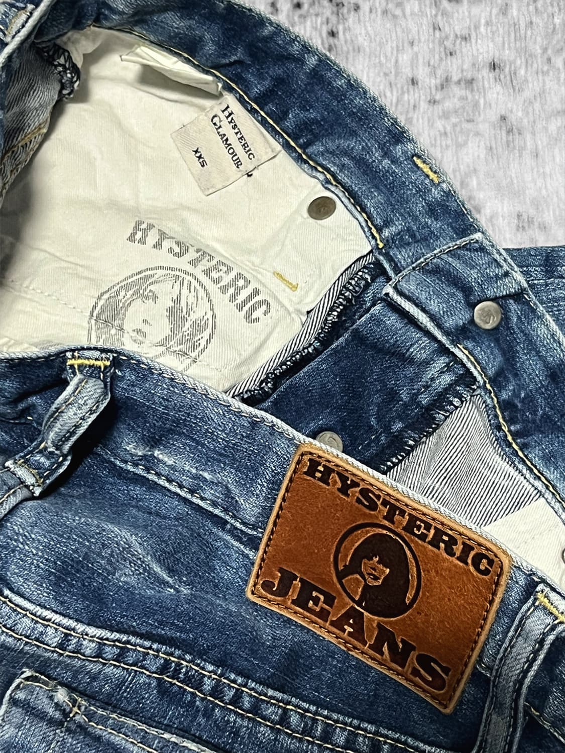 (hysteric glamour) stud slim-fit denim 상품이미지4