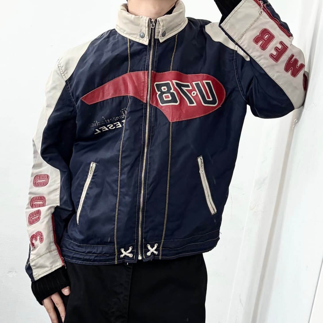 디젤 나일론 레이싱 자켓 상품이미지1