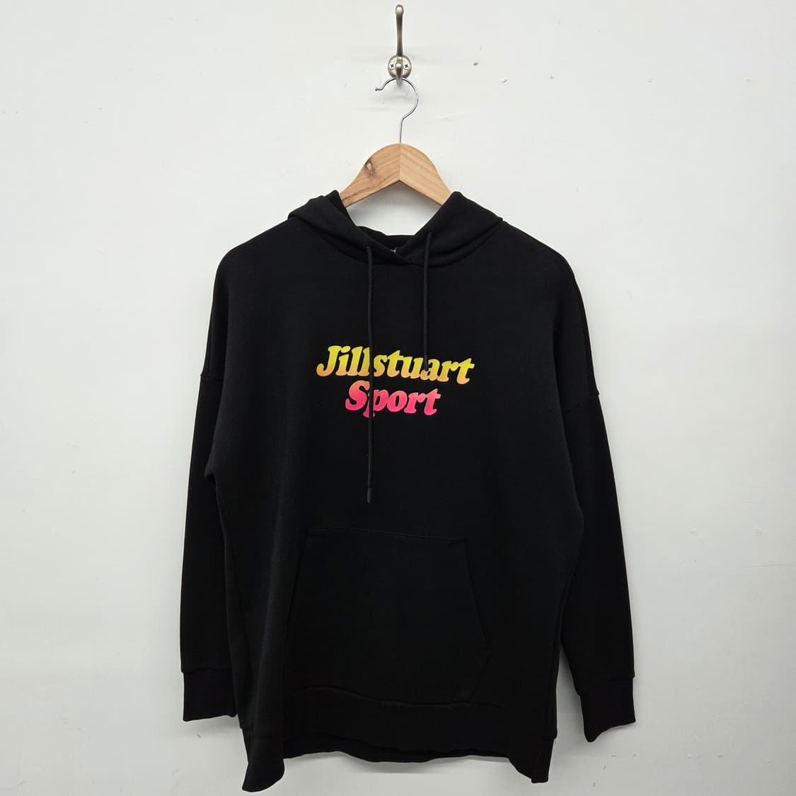 질스튜어트 스포츠 블랙 후드티 남s 상품이미지1