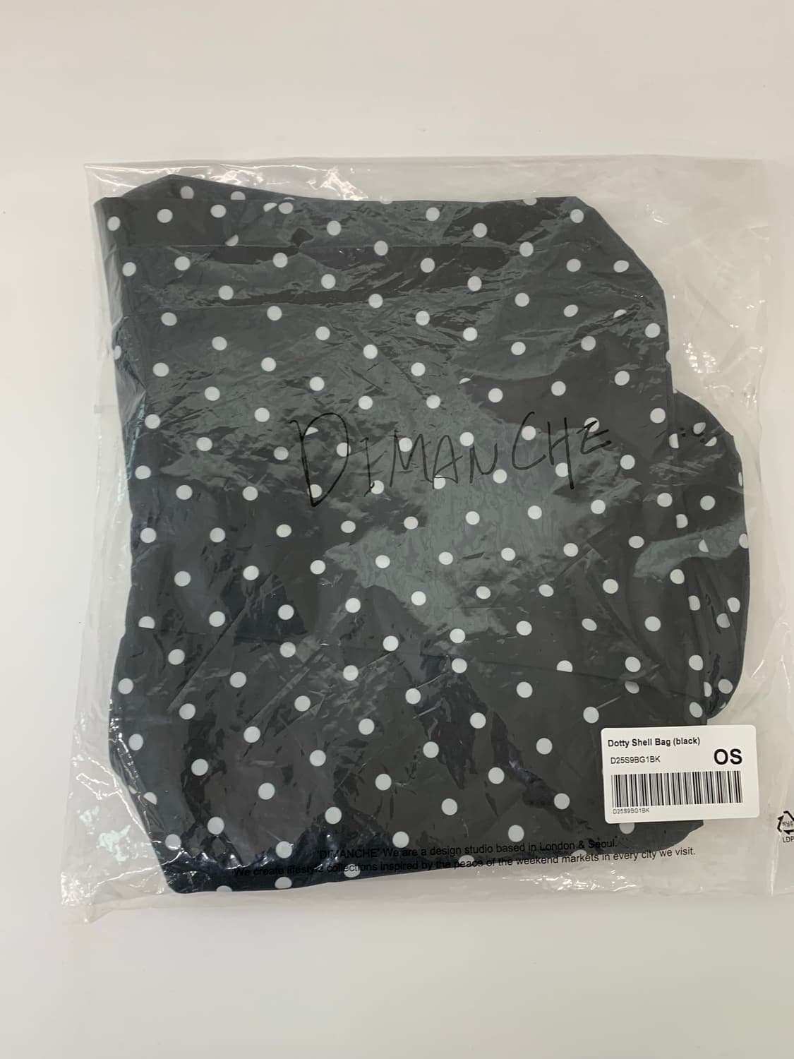 DOTTY SHELL BAG BLACK 상품이미지4