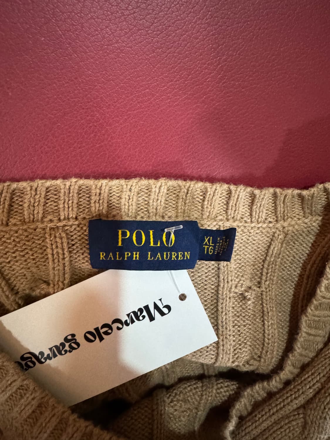 빈티지 폴로 니트 스웨터 XL(M~L) (552) 상품이미지4