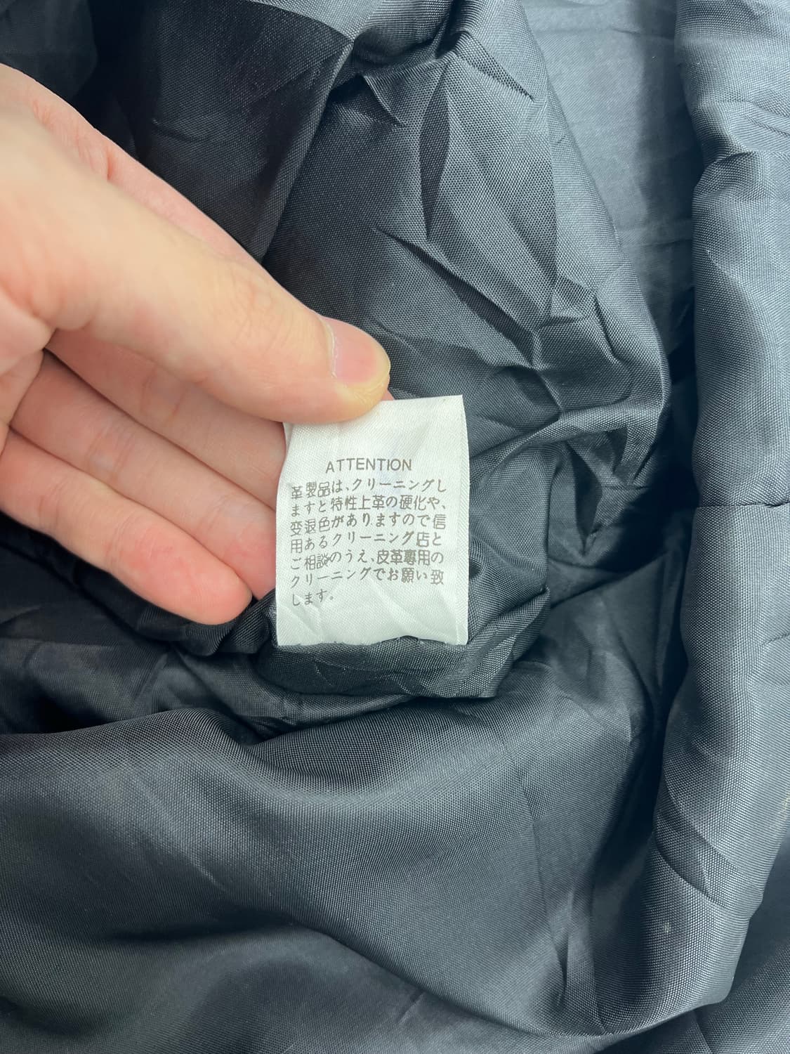 빈티지 버튼 디테일 롱 레더자켓 상품이미지5