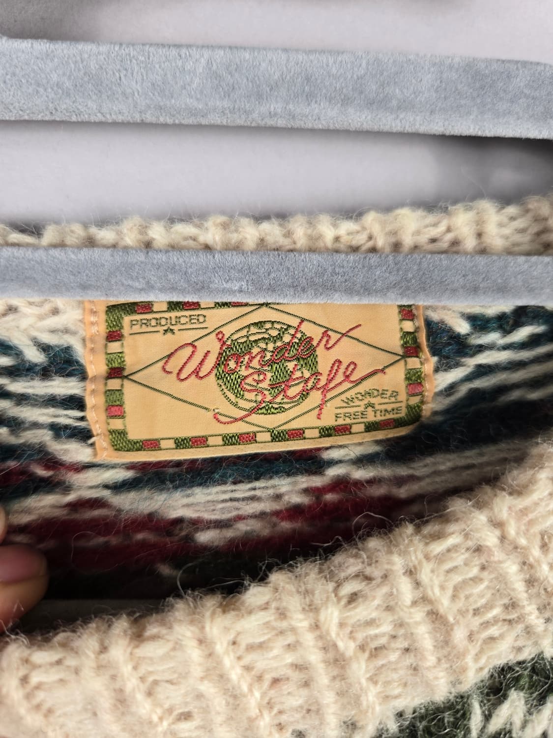 [무료배송] 다람쥐 크리스마스 노르딕 양모 울100 일본 스웨터 니트 상품이미지8