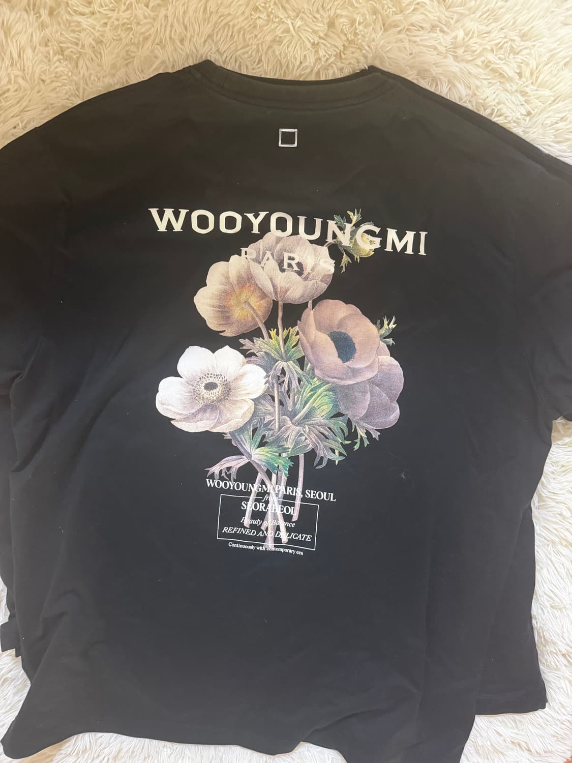 우영미 플라워 반팔티 상품이미지1