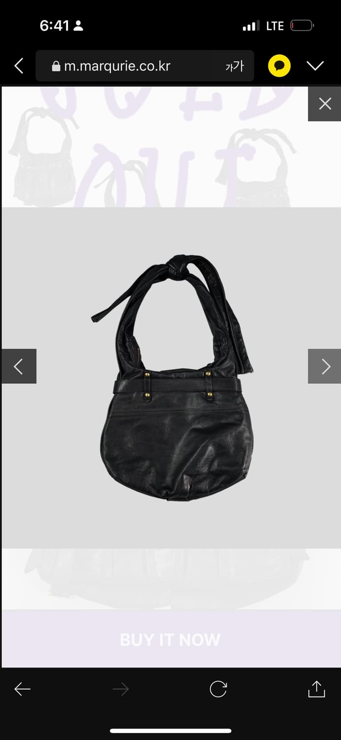 빈티지 리본 스트랩 숄더백 상품이미지2