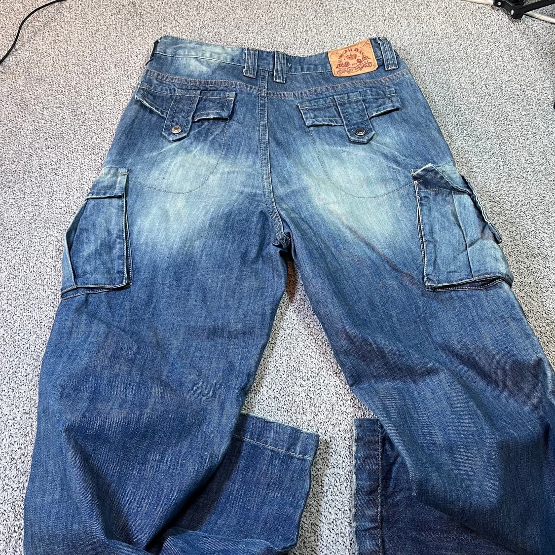 Vintage 빈티지 데님 카고 팬츠 상품이미지3