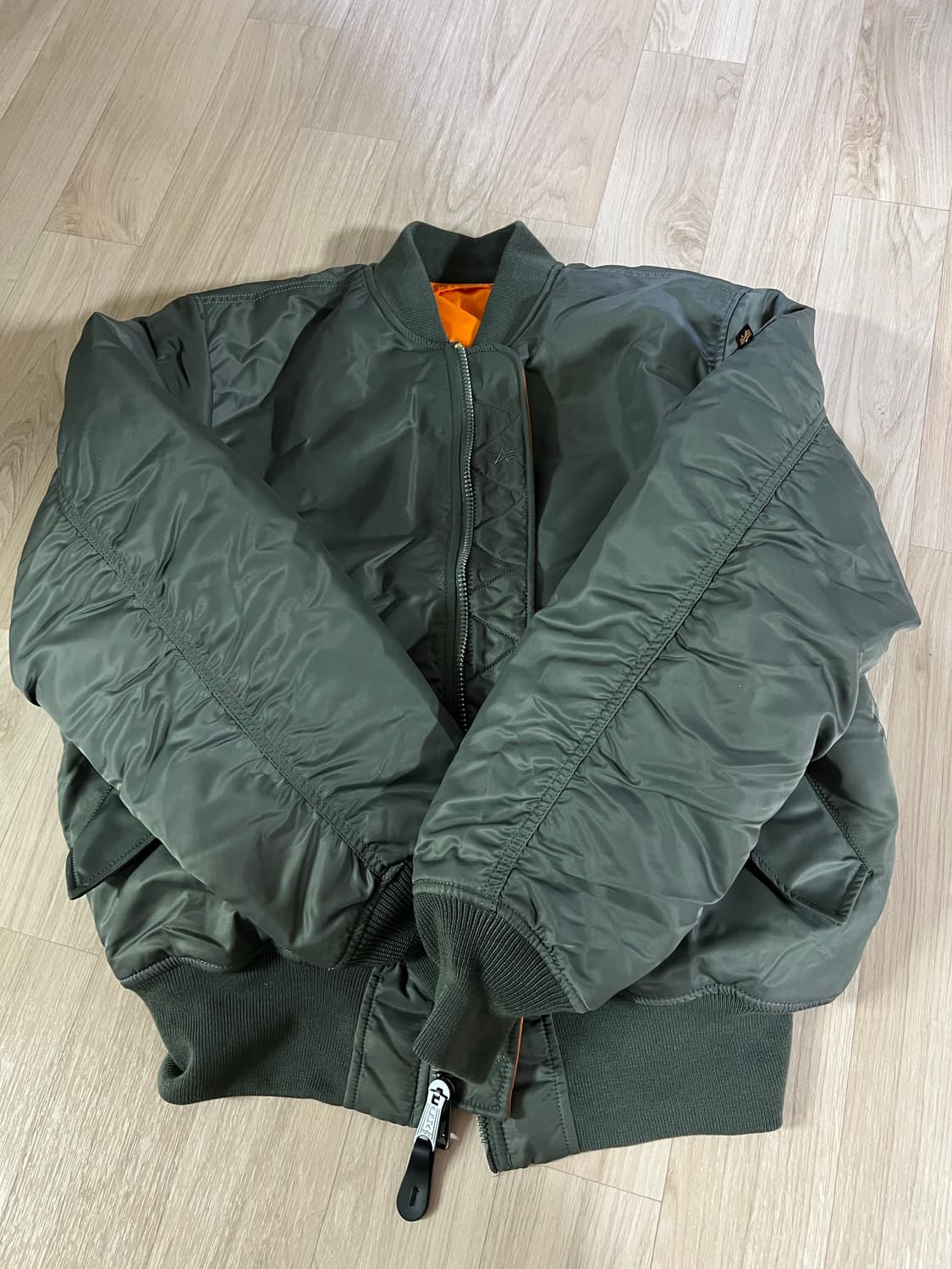 알파인더스트리 ma-1 필드그레이 L 상품이미지1