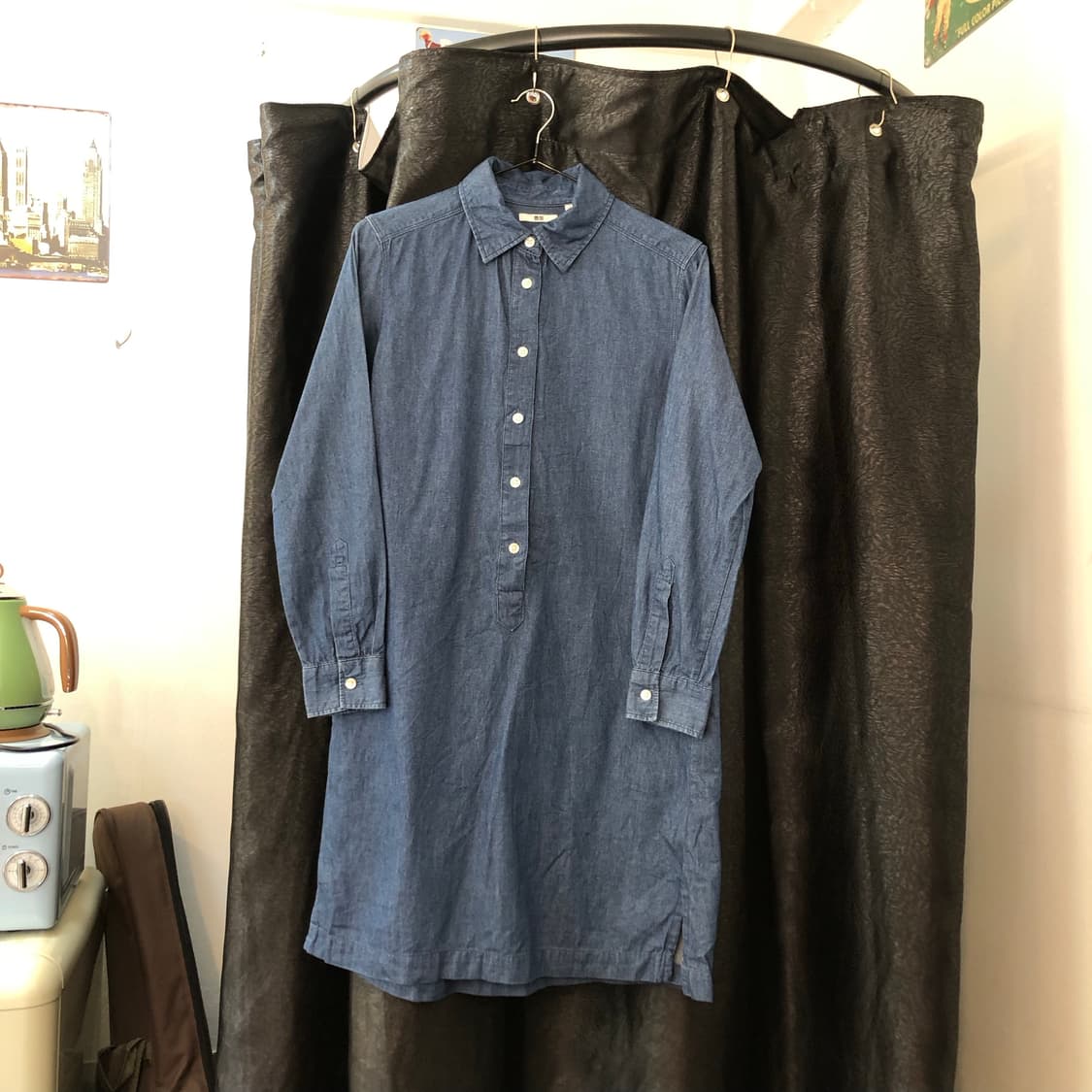 Vintage 💿 Know denim shirt op 상품이미지1