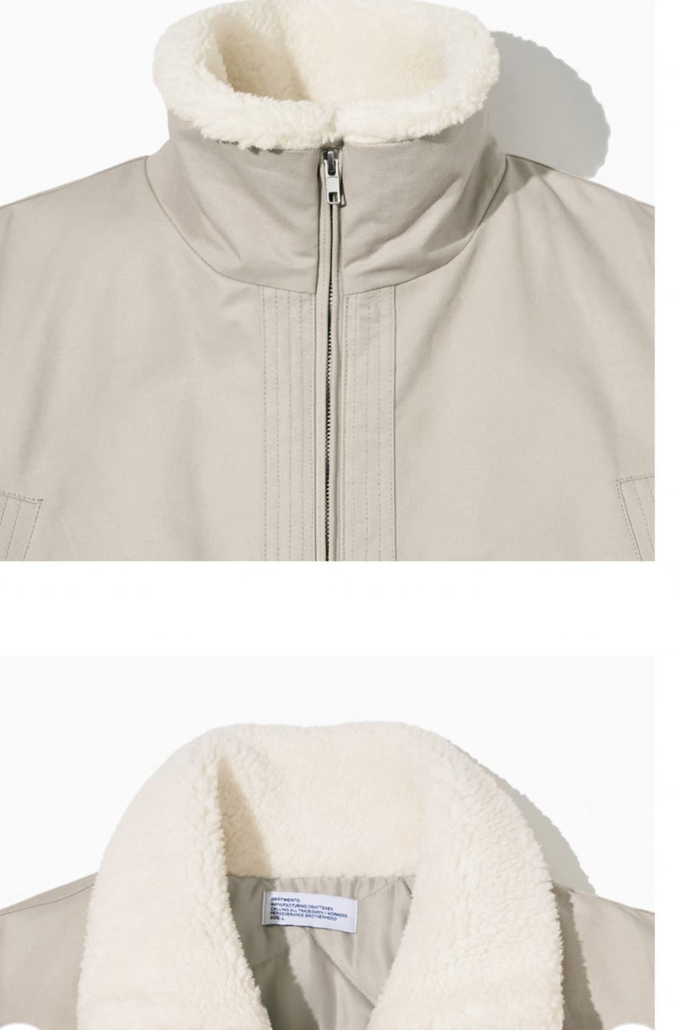 파르티멘토 제품: 3M 신슐레이트 보아 플리스 무톤 자켓 상품이미지7