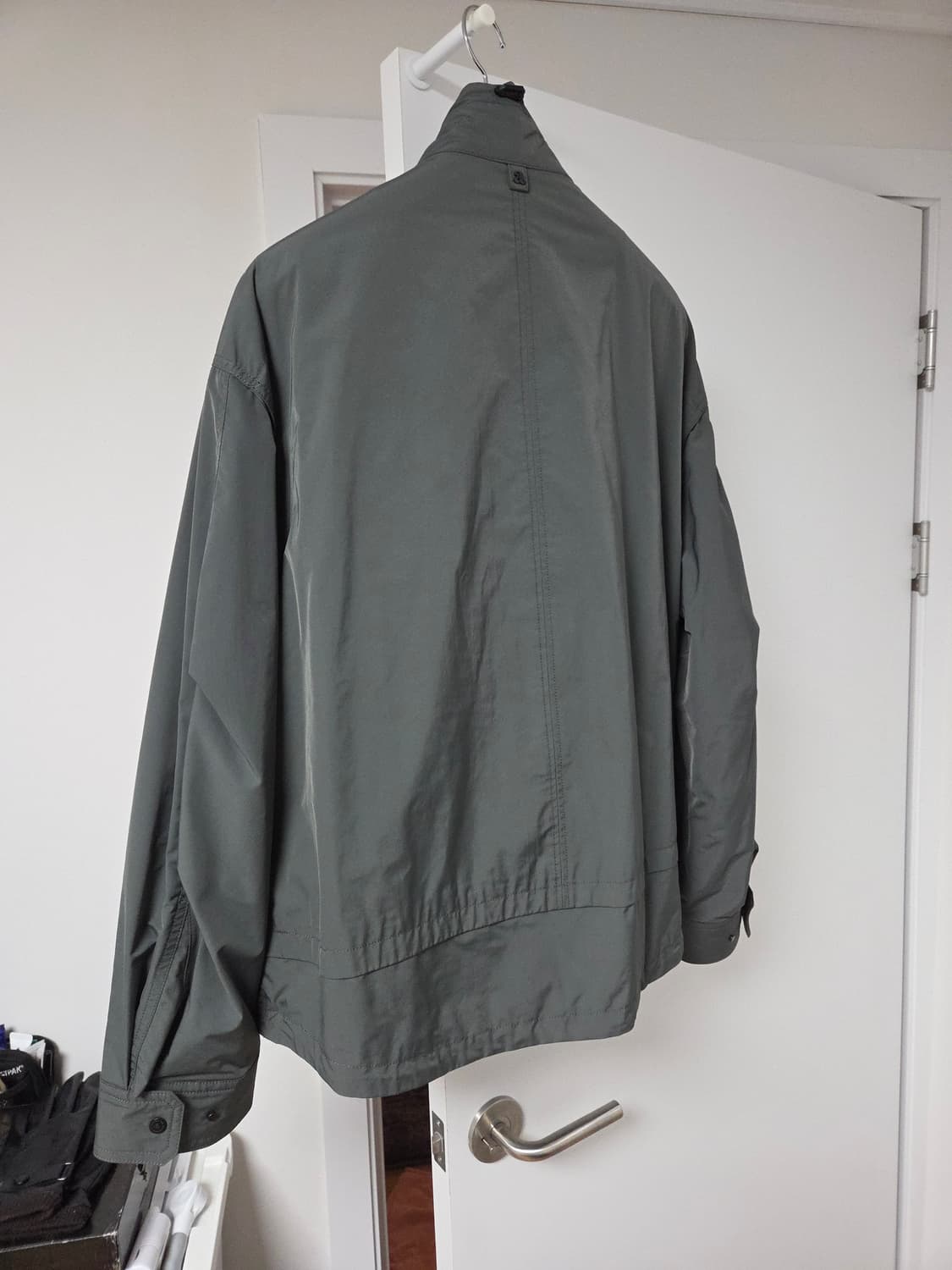 [새상품] 알레그리 스탠카라 쉘파카 점퍼 그레이쉬카키 105 상품이미지4