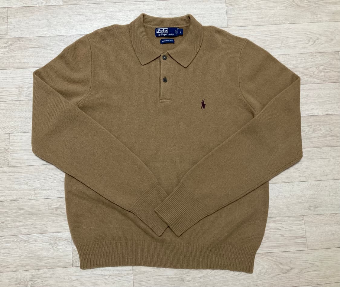 폴로 울 카라니트 L(105) 판매 상품이미지2