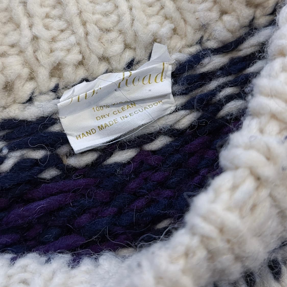 Silk Road 핸드메이드 빈티지 스웨터 상품이미지5