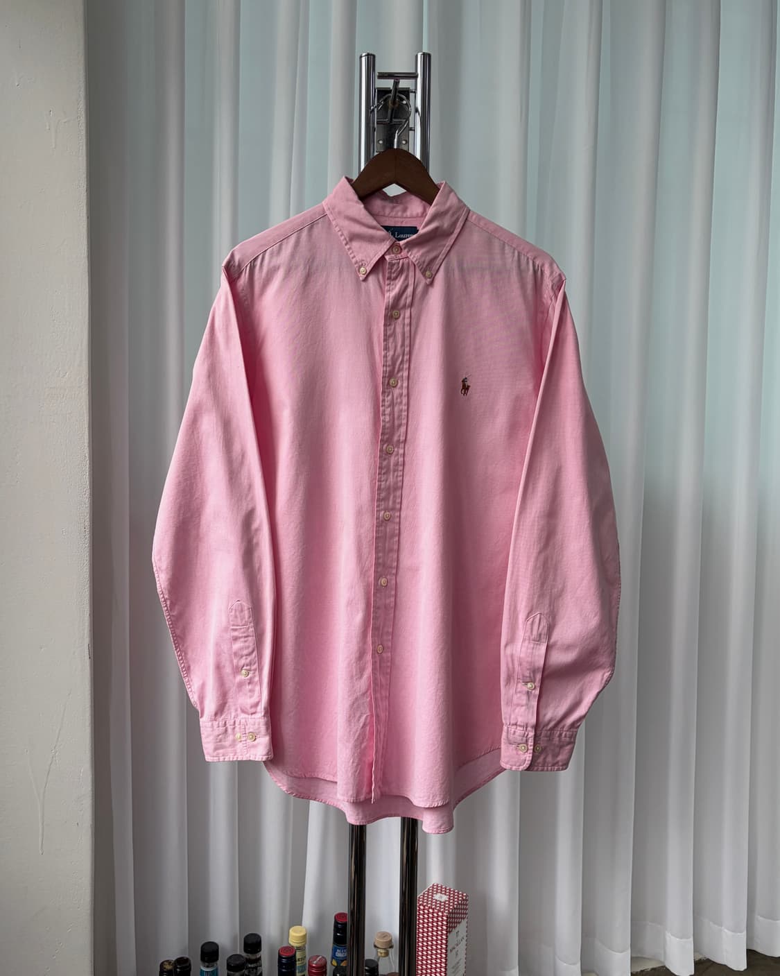 [L-XL]폴로 랄프로렌 핑크 클래식핏 셔츠 상품이미지4