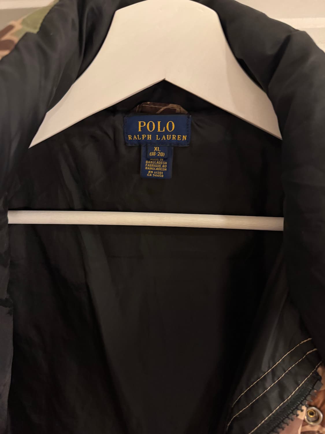 폴로 랄프로렌 카모 패딩 상품이미지9