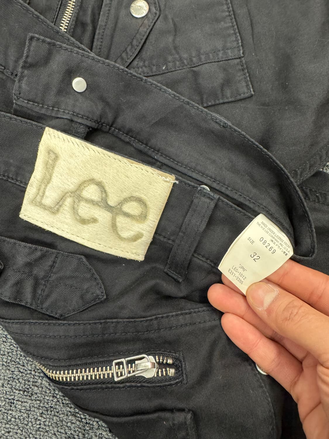 32)Lee 빈티지 카우보이 블랙 진 팬츠 상품이미지8
