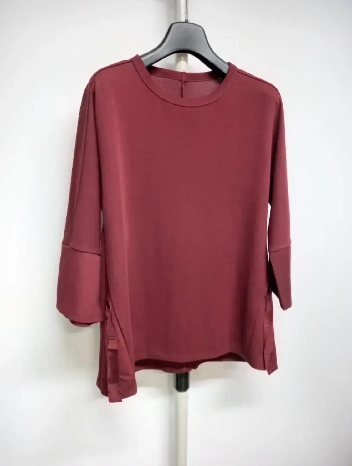 새 SJ WANI 춘추 7부 티 블라우스  55 상품이미지3