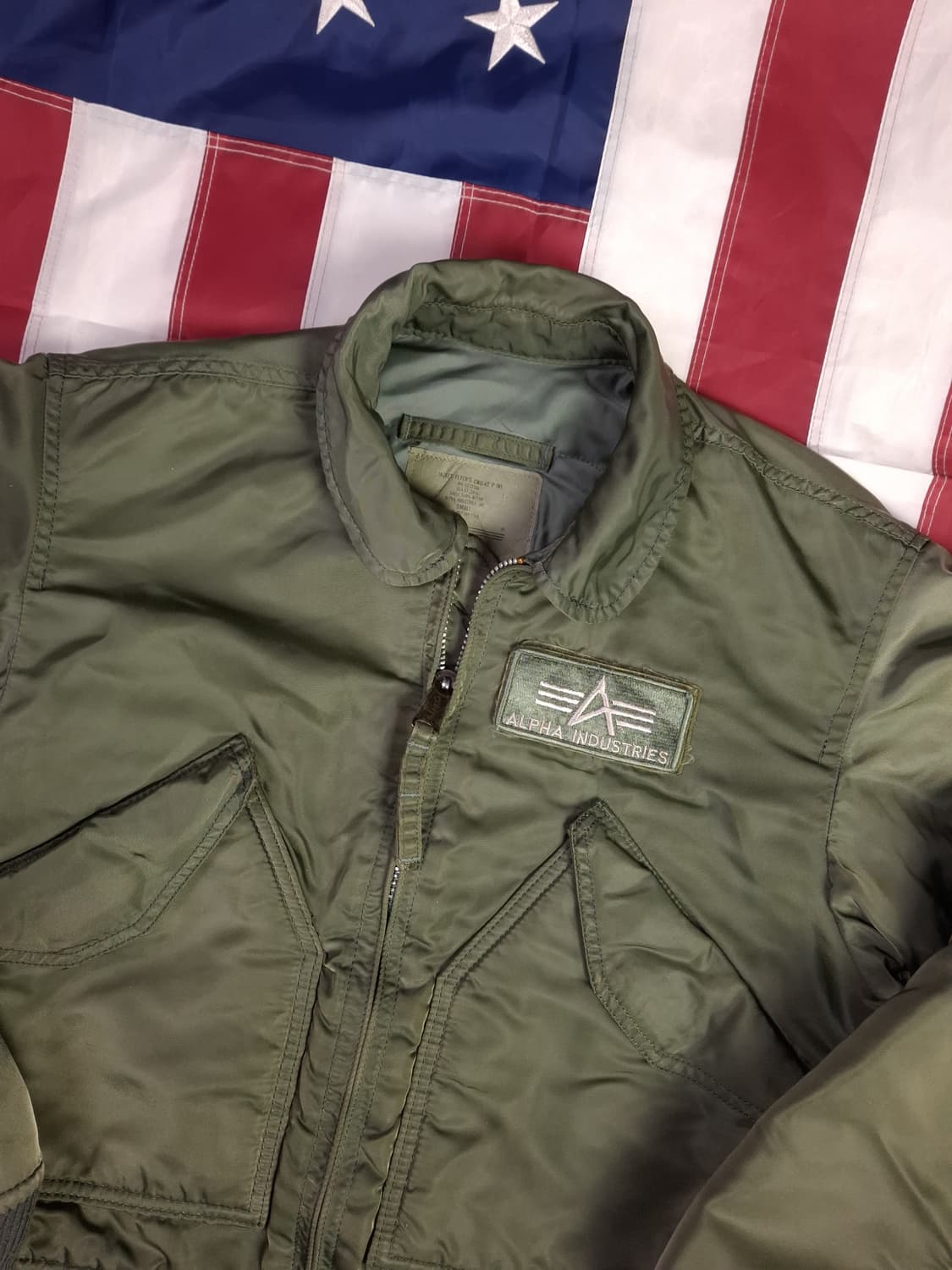 오리지날 미국제조  미공군 알파사 민수용 CWU45/P 항공점퍼 상품이미지3