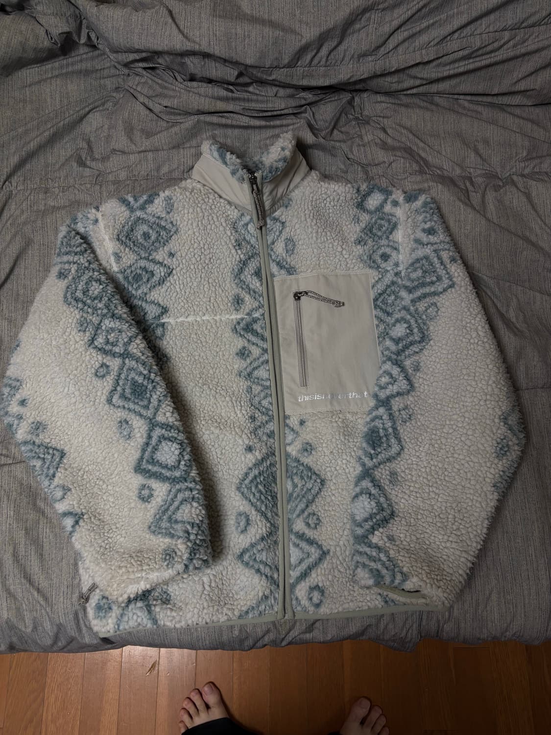 디스이즈네버댓 후리스 s 상품이미지1