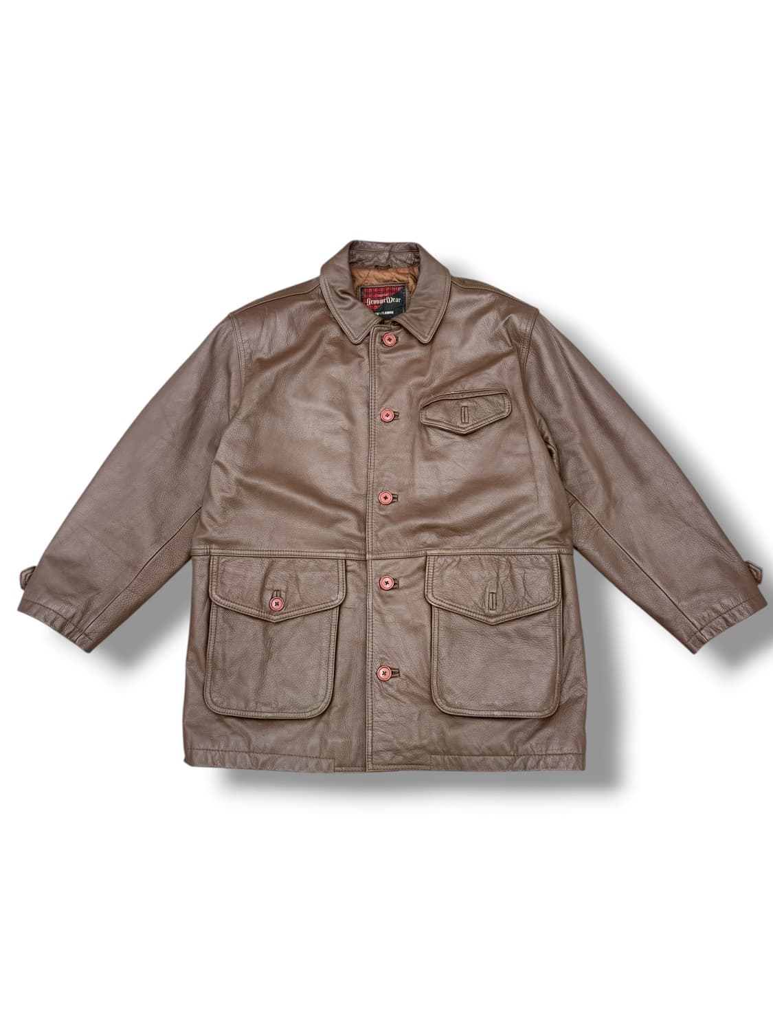 JPN 멘즈플랑드르 90‘s 오버핏 리얼레더 소가죽자켓 상품이미지4