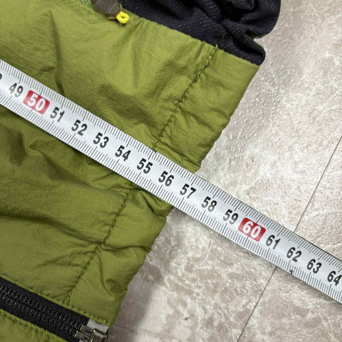 살로몬 고프코어 카키 윈드브레이커 자켓 후드집업 희귀져지(90) 상품이미지7