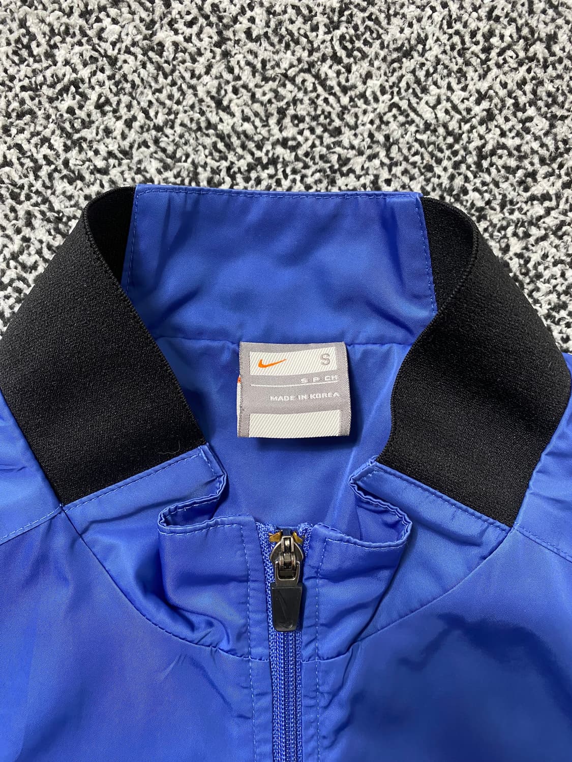 빈티지9. 나이키 스우시 블루 네이비 바람막이 바막 윈드브레이커 상품이미지3