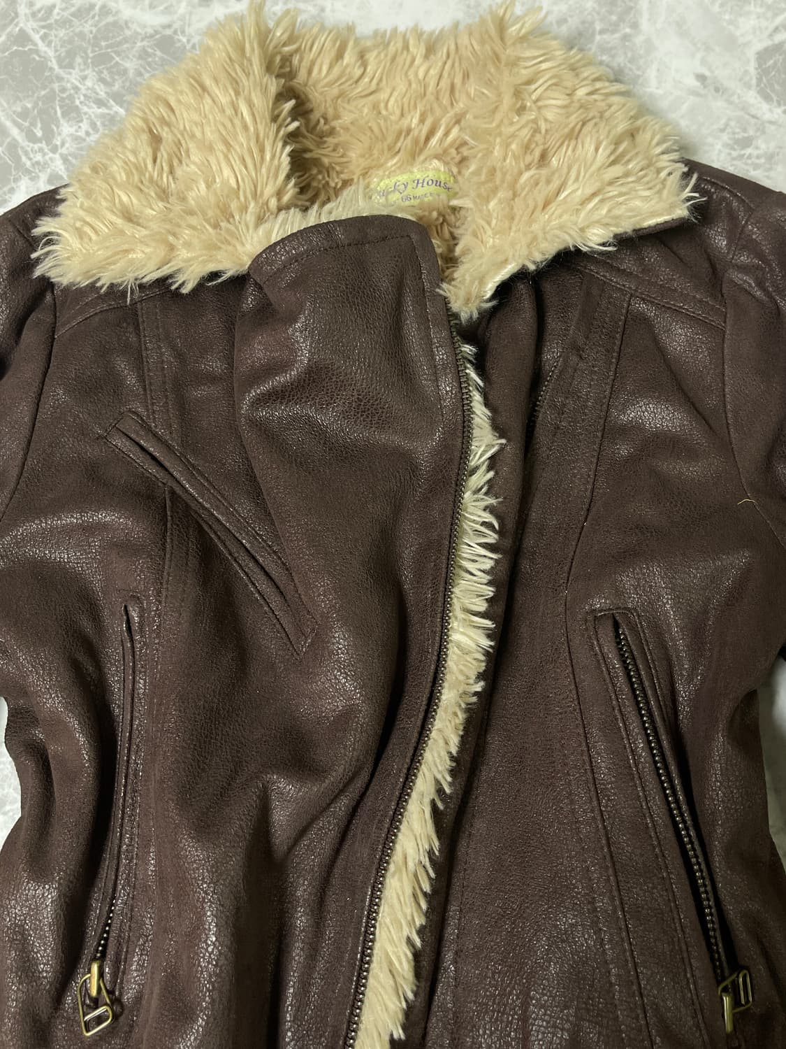 (Japanese vintage)fur rider jacket 상품이미지5