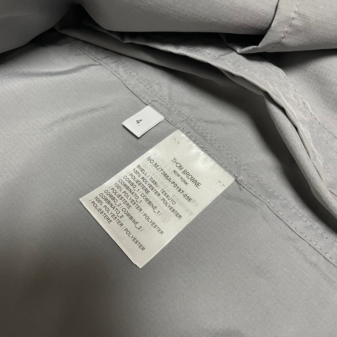 4사이즈 톰브라운 립스탑 바람막이 상품이미지5