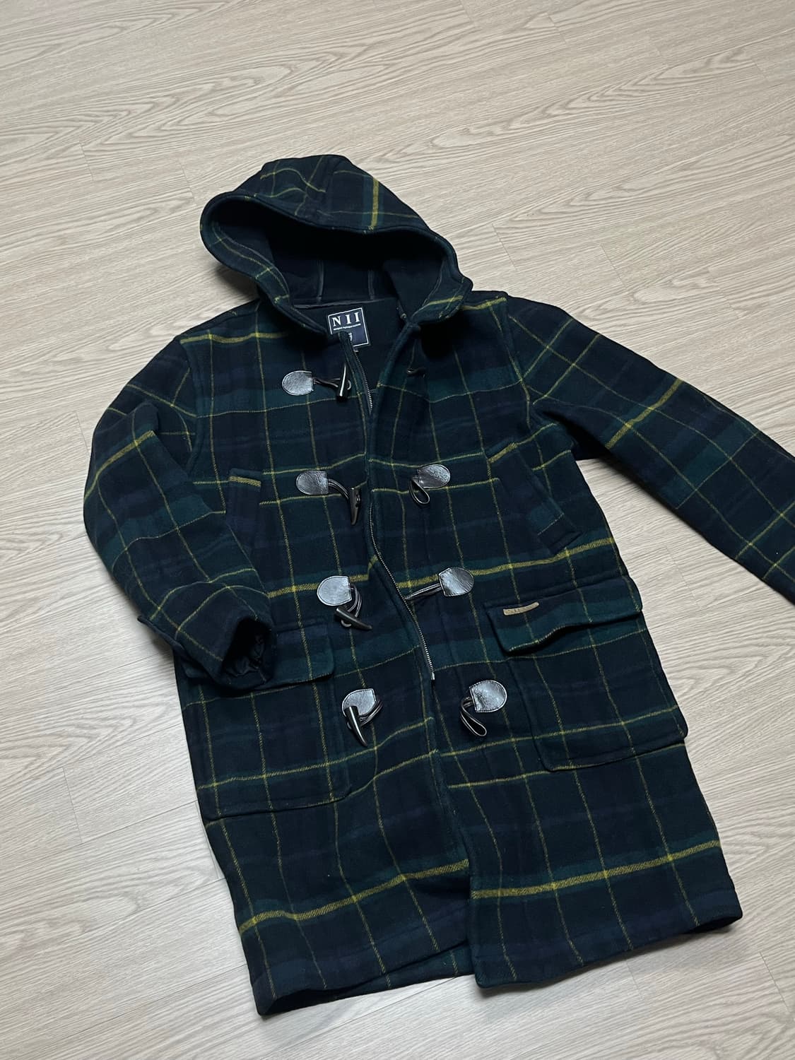 nii 니 체크 떡볶이코트 상품이미지5