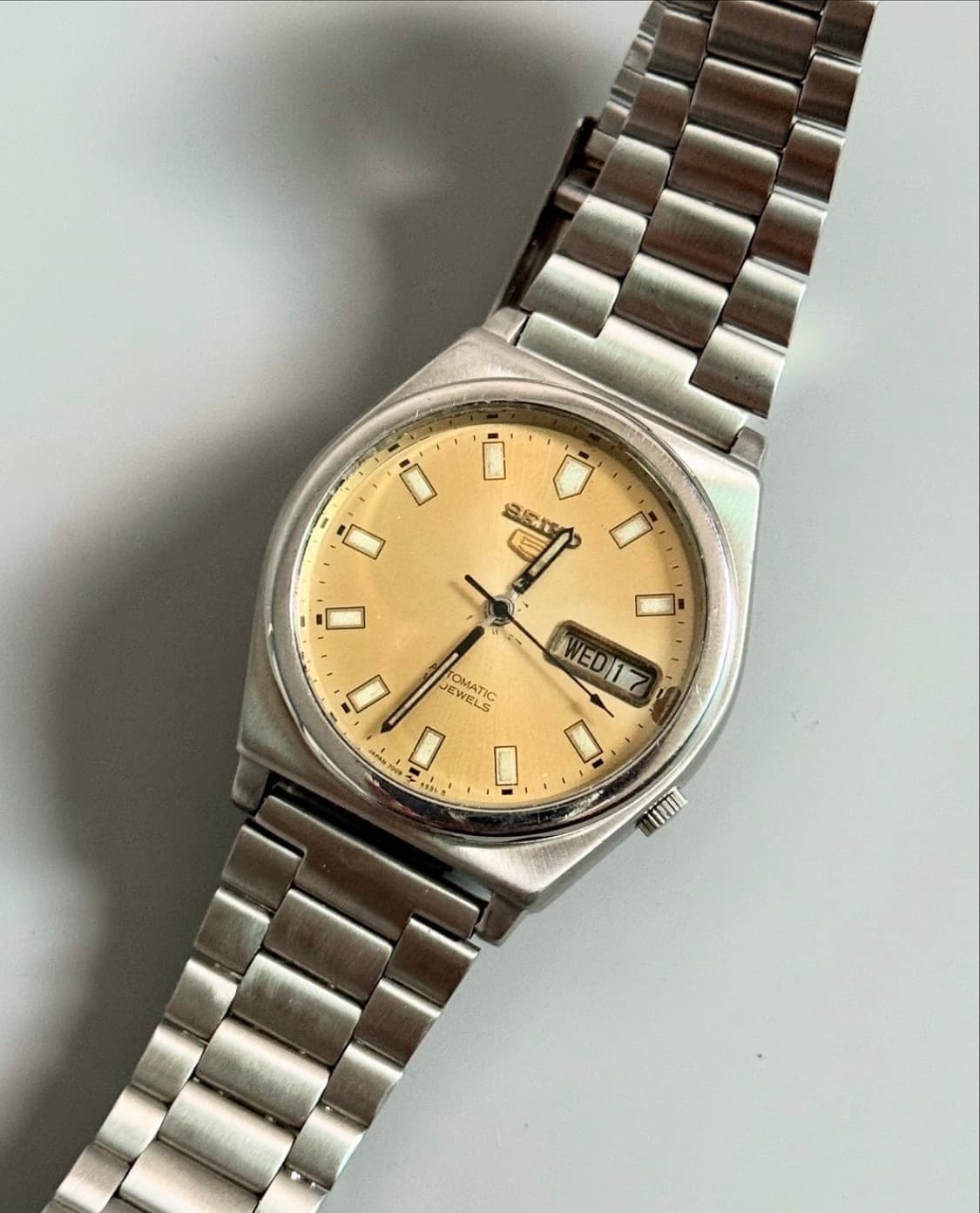 Vintage SEIKO 5 Automatic metal watch 상품이미지1