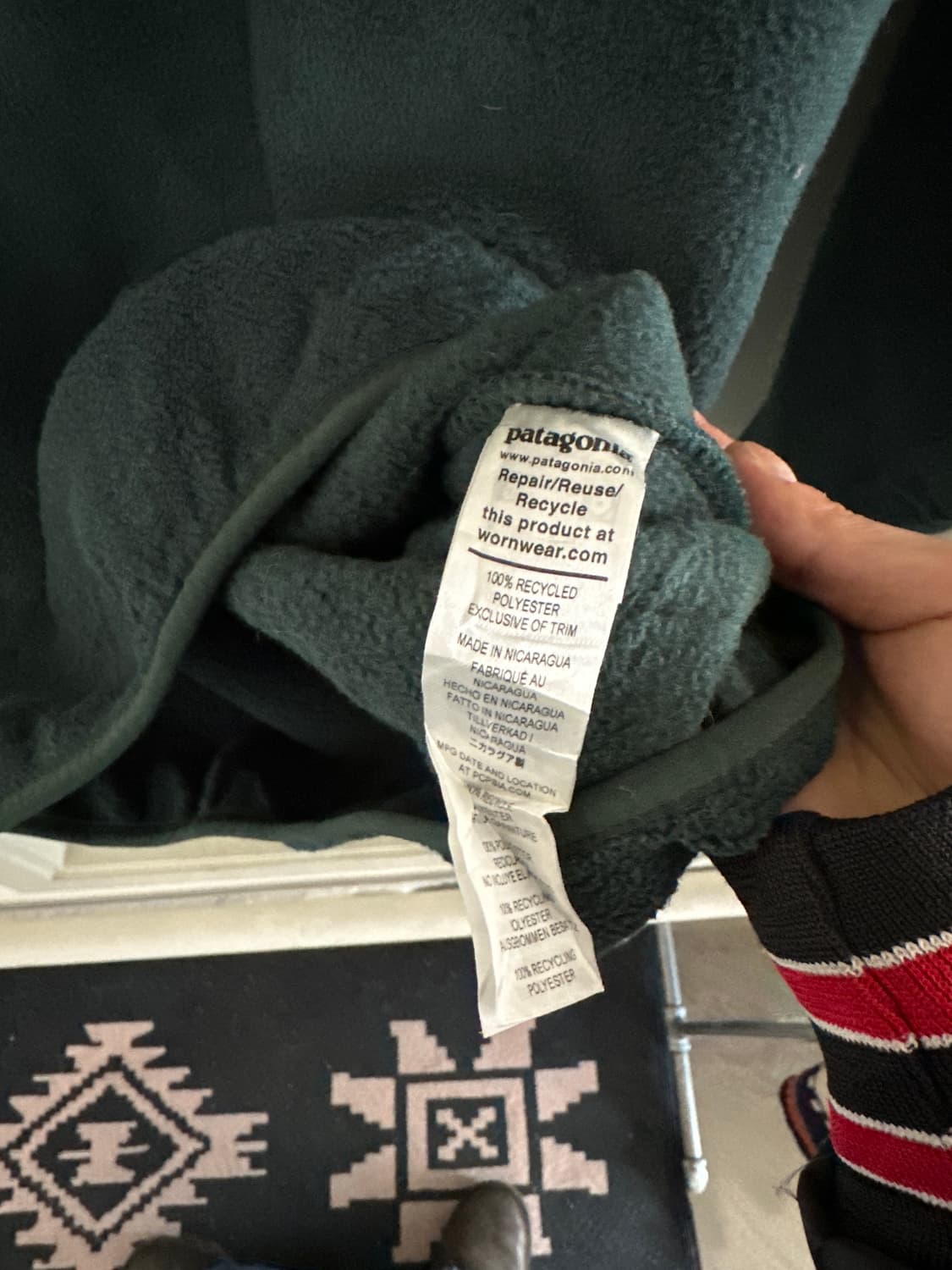 파타고니아 신칠라 플리스 스냅 풀 오버 상품이미지5