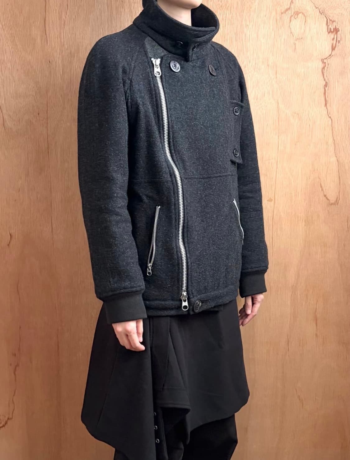 논네이티브 라이더스 울 봄버 자켓 상품이미지2