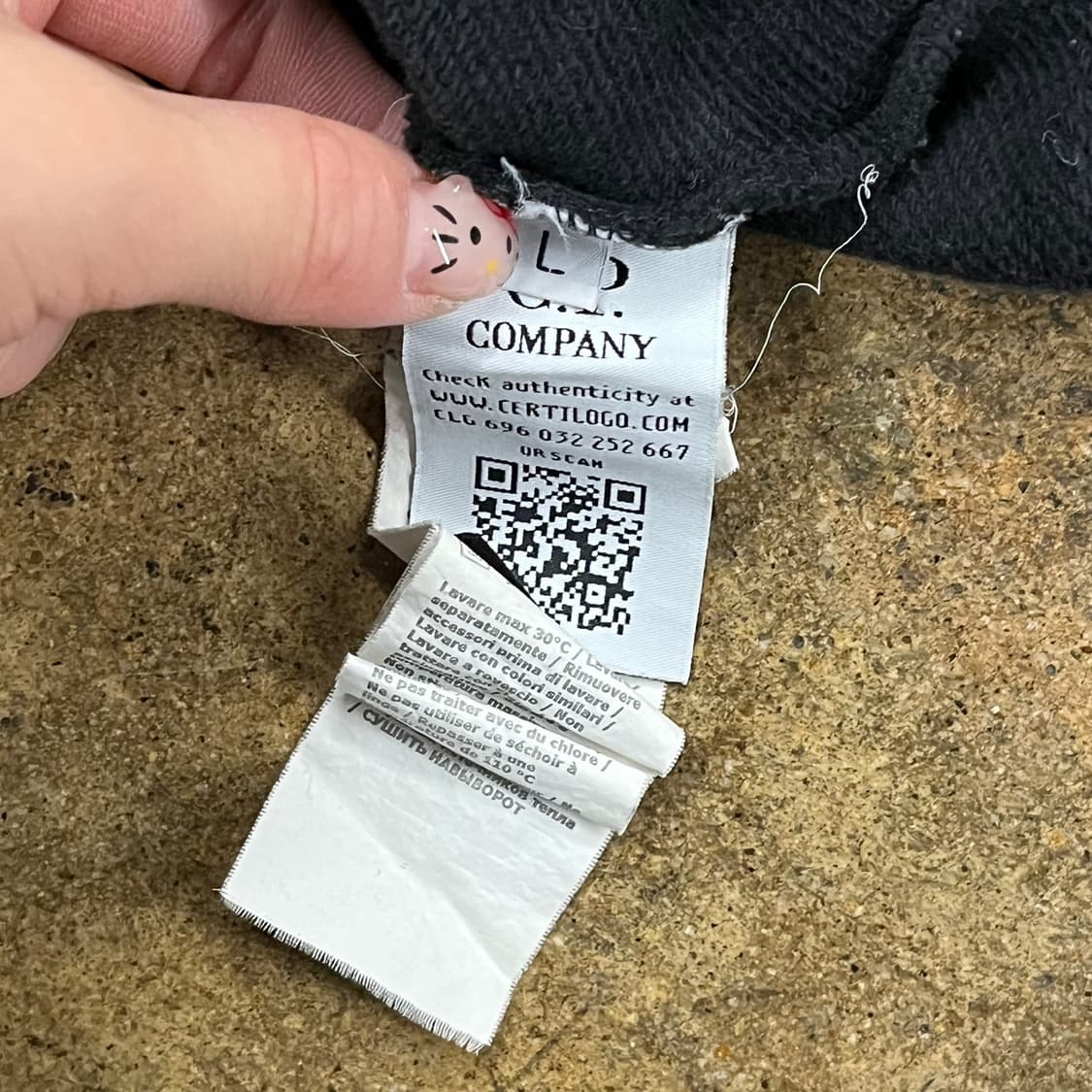 [정품/L] C.P. 컴퍼니 블랙 맨투맨 b18 상품이미지6