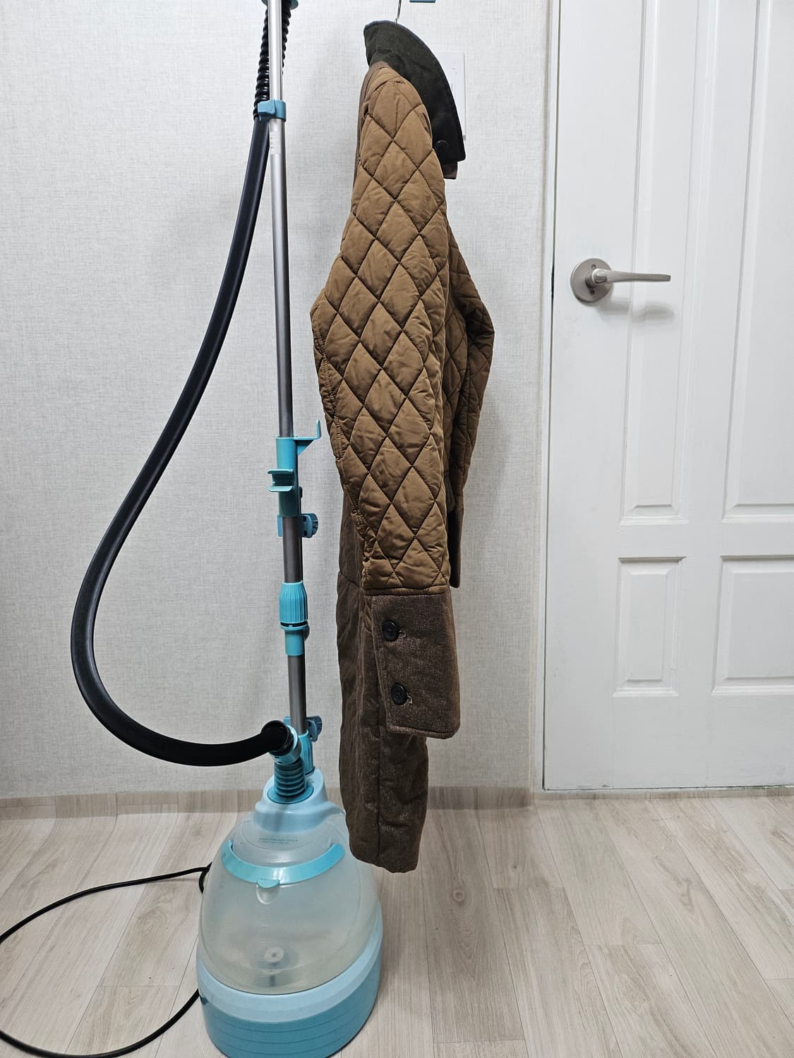 (95)L♡새상품♡노스페이스 화이트라벨 로턴 헤리티지[브라운]퀼팅자켓코트 상품이미지6