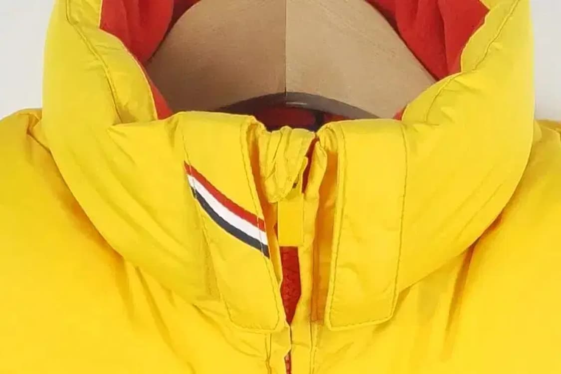 르꼬끄 LECOQ SPORTIF 덕다운 패딩 조끼 옐로우 3400037 상품이미지6