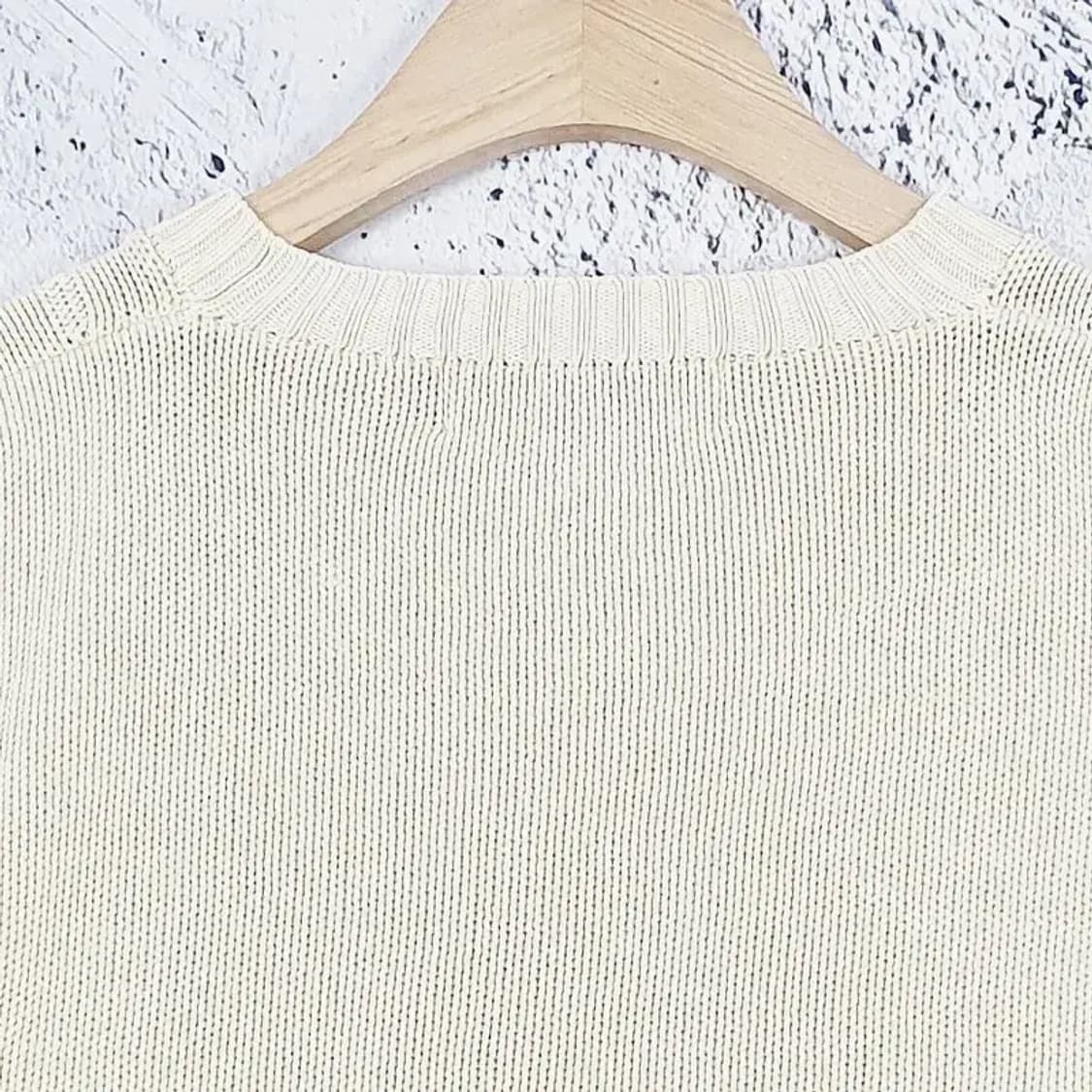 빈폴 BEANPOLE 꽈배기 니트 옐로우 2400001 상품이미지6